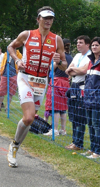 Erwin beim Marathon Erwin beim Marathon